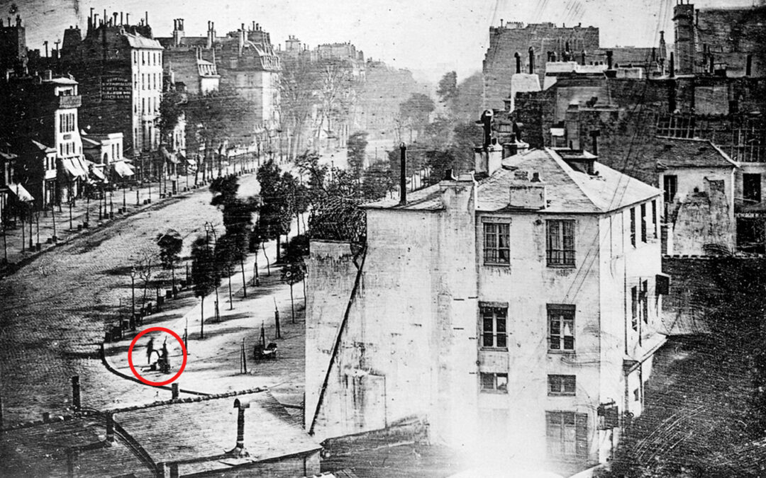 “Boulevard du Temple”, el primer retrato de una persona